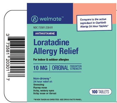 01b LBL_Welmate_Loratadine Allergey Relief_10mg_100ct_G7043-100-103-0_PDP.jpg 01b LBL_Welmate_Loratadine Allergey Relief_10mg_100ct_G7043-100-103-0_PDP - 01b LBL Welmate Loratadine Allergey Relief 10mg 100ct G7043 100 103 0 PDP